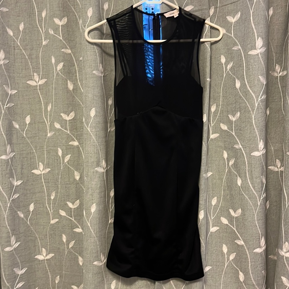 Black cocktail dress
